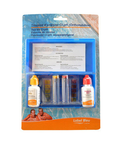Trousse d'analyse Cl - pH, Duo Test  (Ort.)